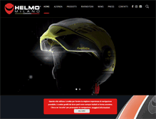 Tablet Screenshot of helmo-milano.it